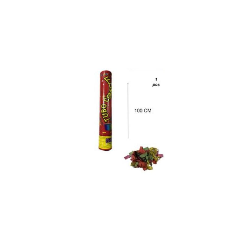 GENERICO - LANZA CONFETI 1 PCS 100 CM
