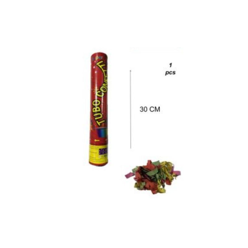 GENERICO - LANZA CONFETI 1 PCS 30 CM