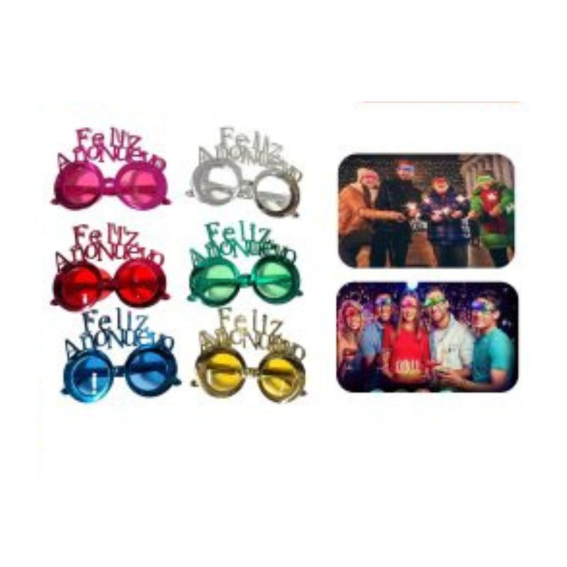 GENERICO - LENTES AÑO NUEVO 1 PCS