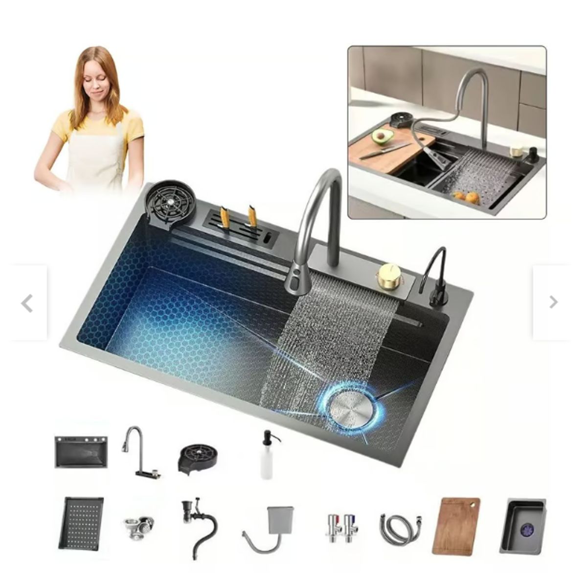 GENERICO - Lavaplatos multifuncional con portador