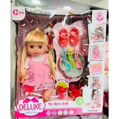 LOS CHINOS - Muñeca bebe interactiva con sonidos y accesorios