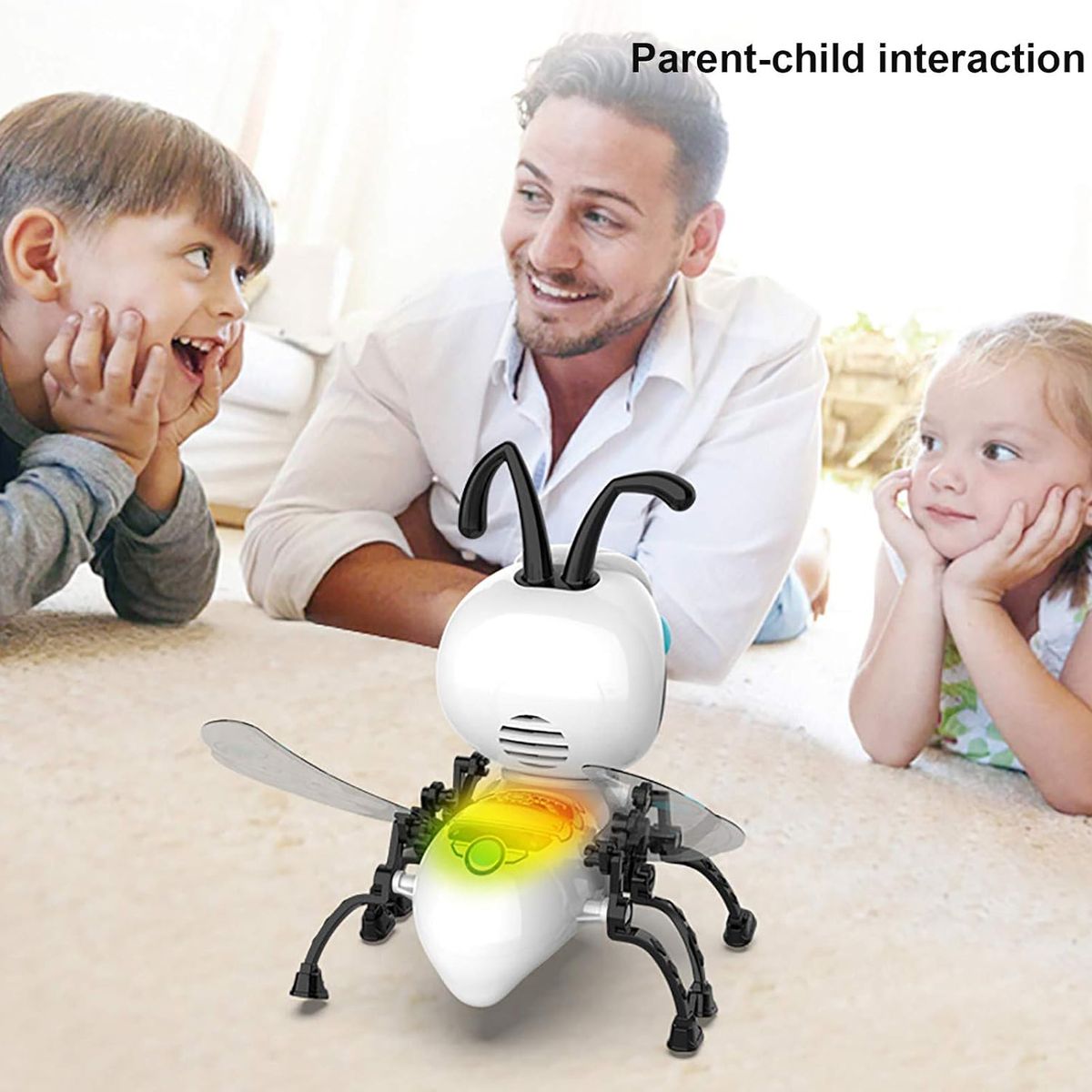 INTERACTIVE STORE - Robot Interactivo Abeja Con Sensor Luces Multifuncional