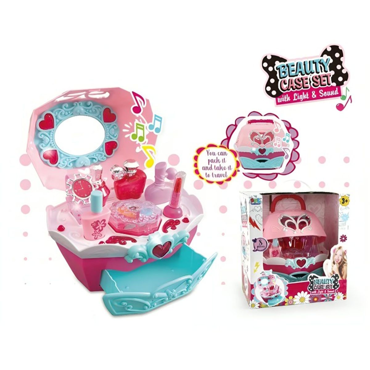 OEM - SET COSMETIQUERO JUGUETE  INFANTIL