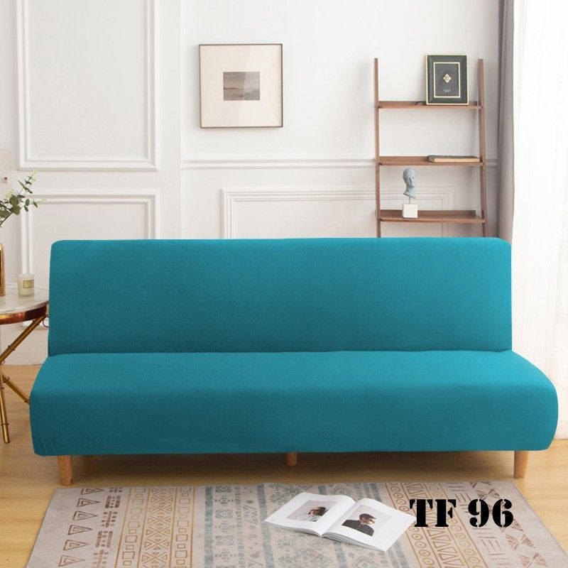 ANGELES DEL HOGAR - Funda Protectora Lisa Sofa Futon Elastica 150 cm x 200 cm TF96