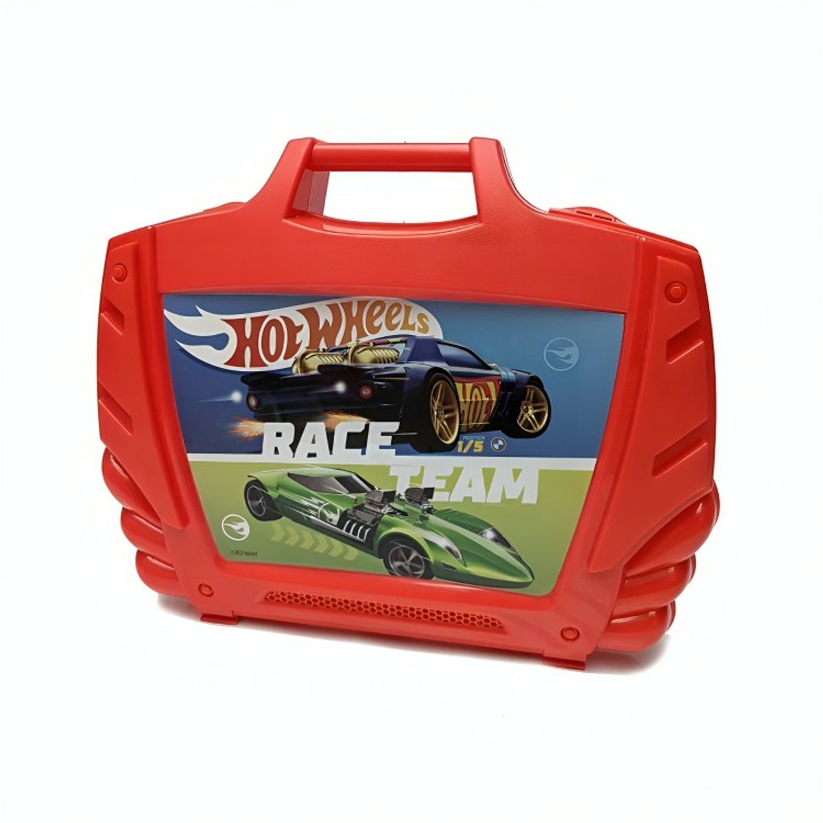 OEM - MALETIN GUARDA AUTOS  JUGUETE 23 HOT WHEELS ROJO