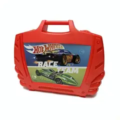 OEM - MALETIN GUARDA AUTOS JUGUETE 23 HOT WHEELS ROJO
