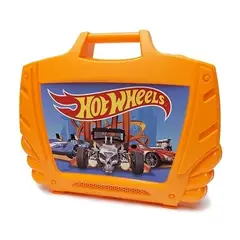 OEM - MALETIN GUARDA AUTOS JUGUETE 23 HOT WHEELS NARANJA