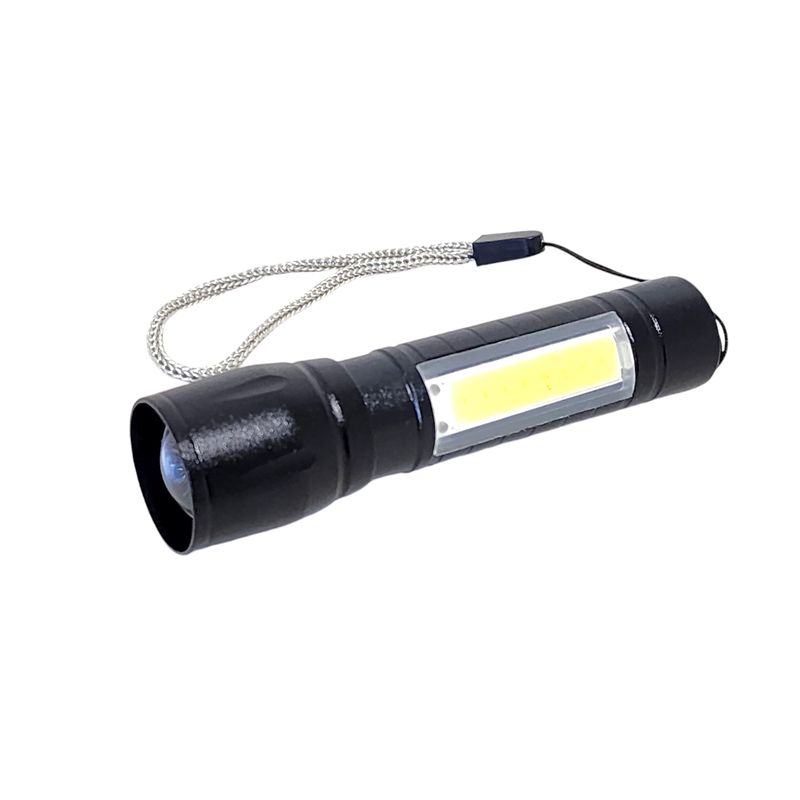 OEM - Linterna Led Recargable  Zoom COB + XPE PM401