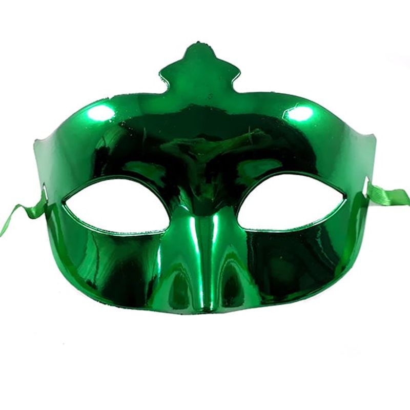 GENERICO - ANTIFAZ LISO VERDE X1 UNI