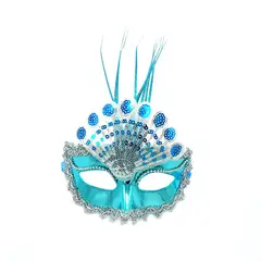 GENERICO - ANTIFAZ VENECIANO ABANICO CALIPSO X1UNI