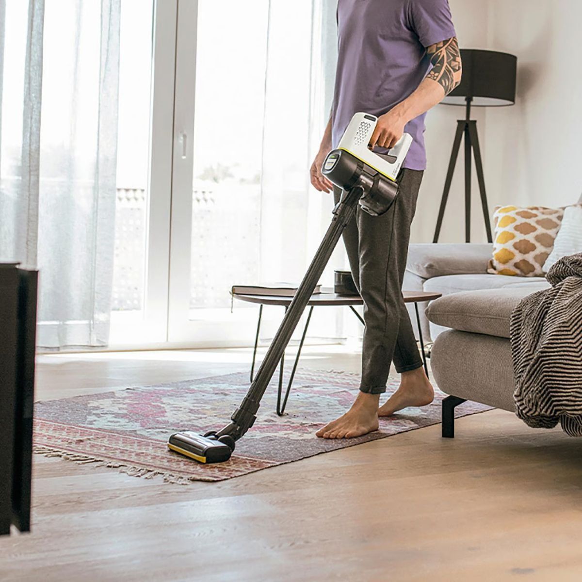 KARCHER - Aspiradora Karcher VC4 a Batería Vertical 650 ml