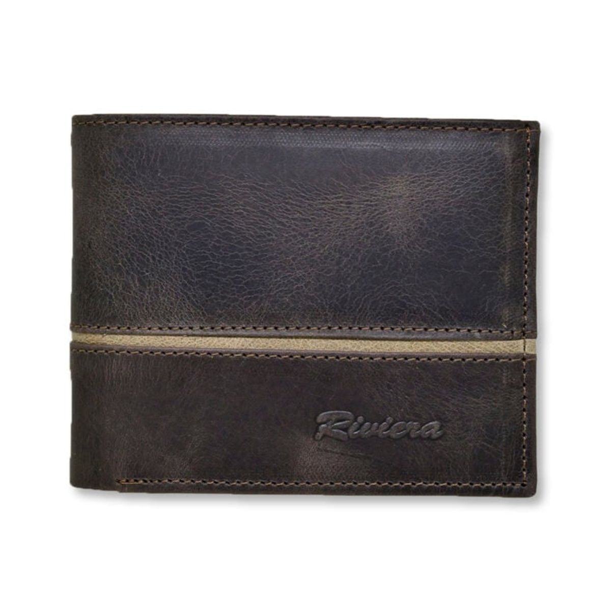 RIVIERA - Billetera 100% Cuero Hecha A Mano