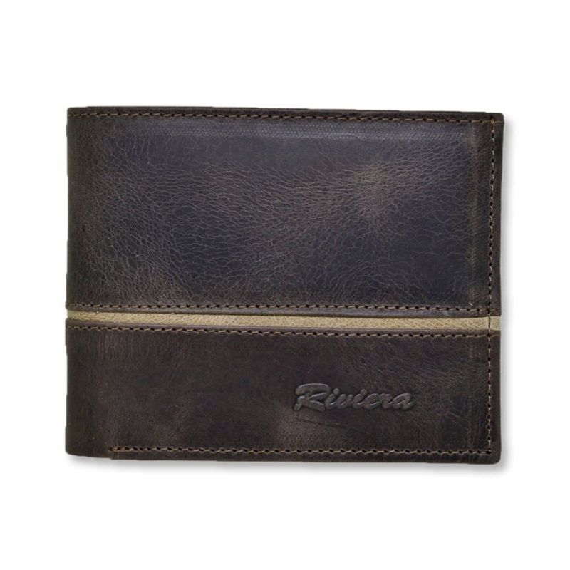RIVIERA - Billetera 100% Cuero Hecha A Mano