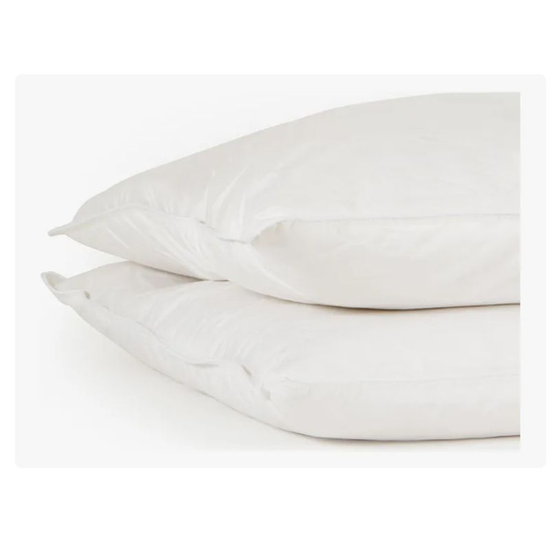 MASEL - almohadas de plumas 2 unidades 50 x 70 premium