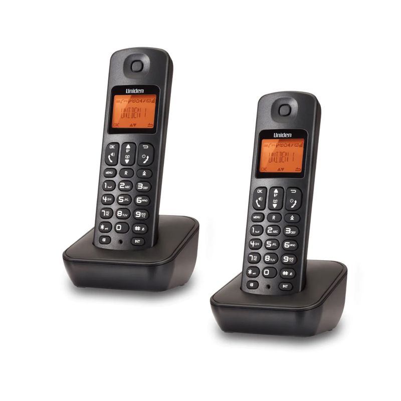 UNIDEN - Telefono Inalambrico AT3100-2 Uniden Duo Con Alta Voz