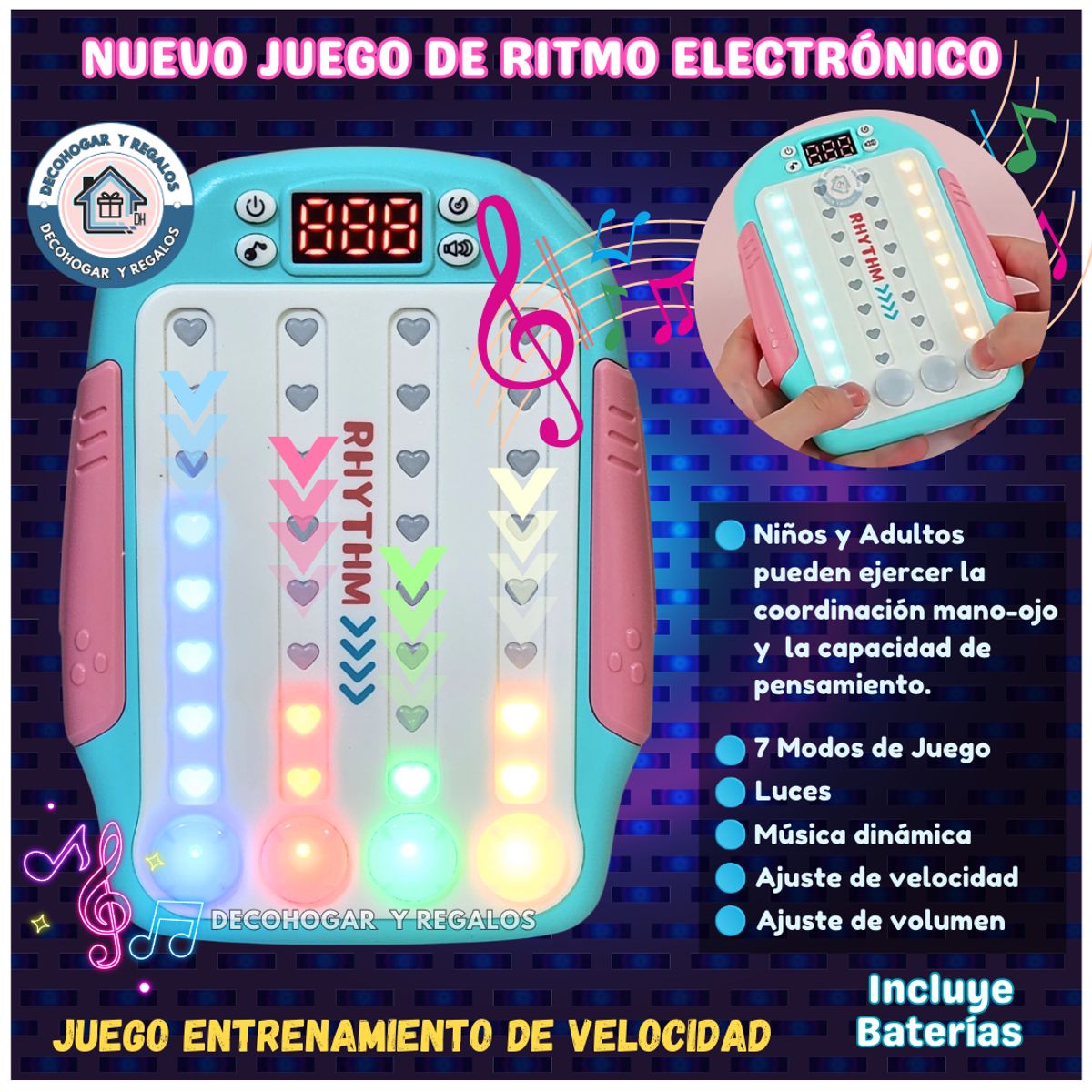 GENERICO - Consola De Juegos Push Sensorial Juguete Para Niños