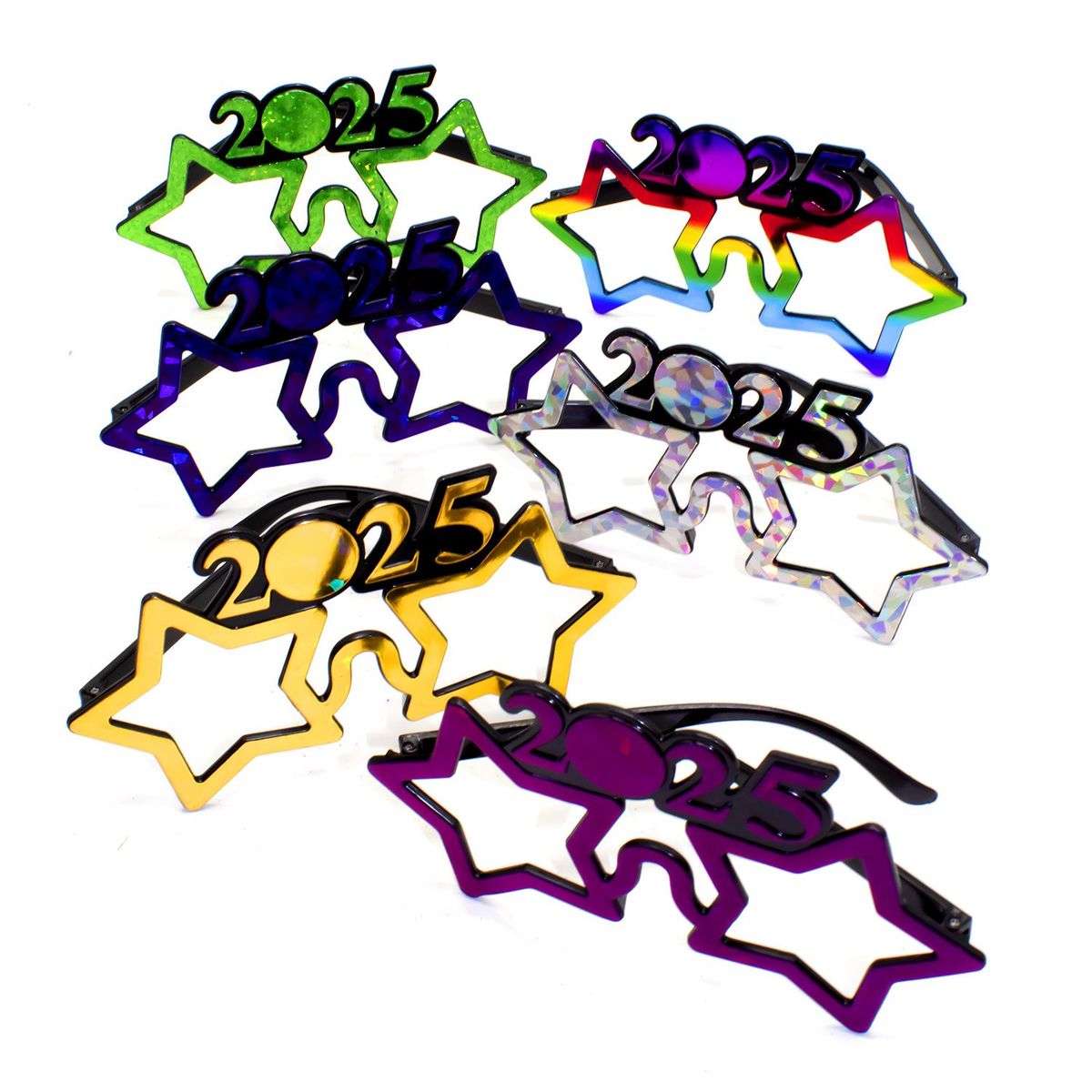 GENERICO - LENTE ESTRELLA 2025 METALLIC X12UNI