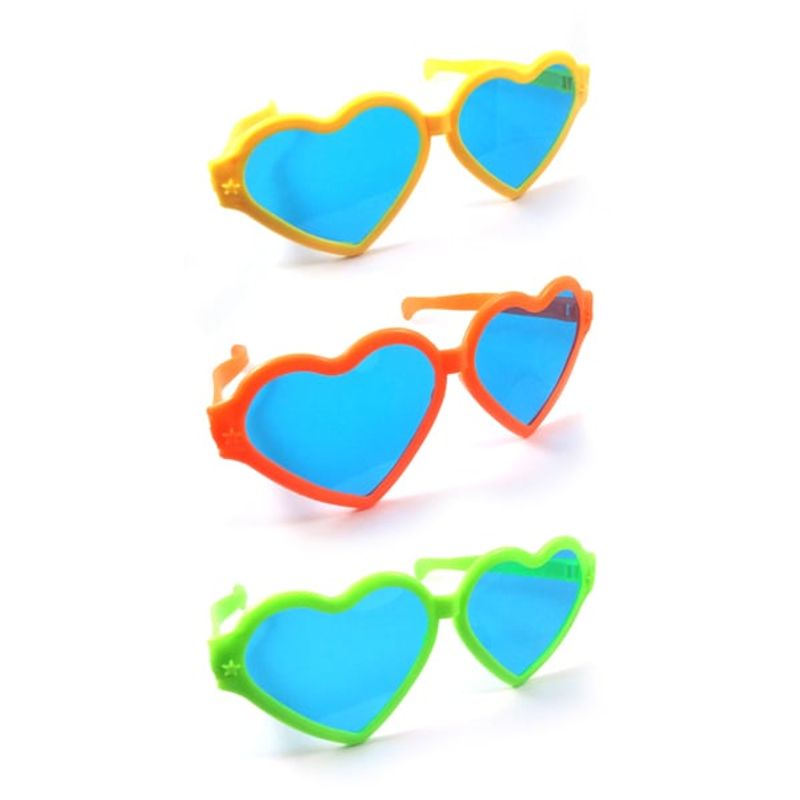 GENERICO - LENTE FLUOR GIGANTE CORAZON X5 UNI