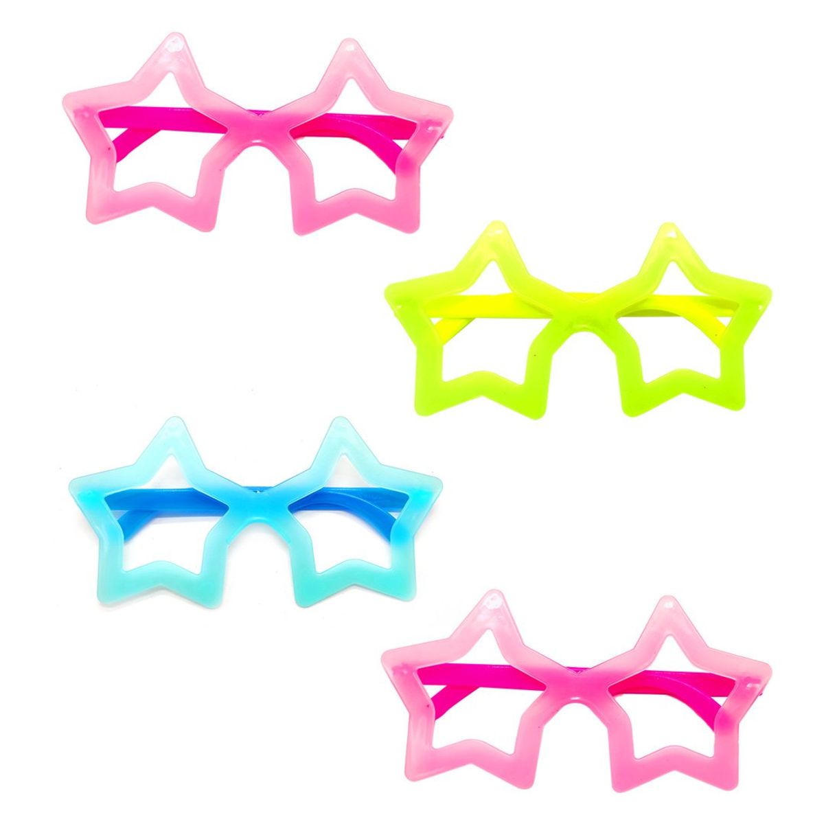 GENERICO - LENTE GLOW ESTRELLA X4UNI