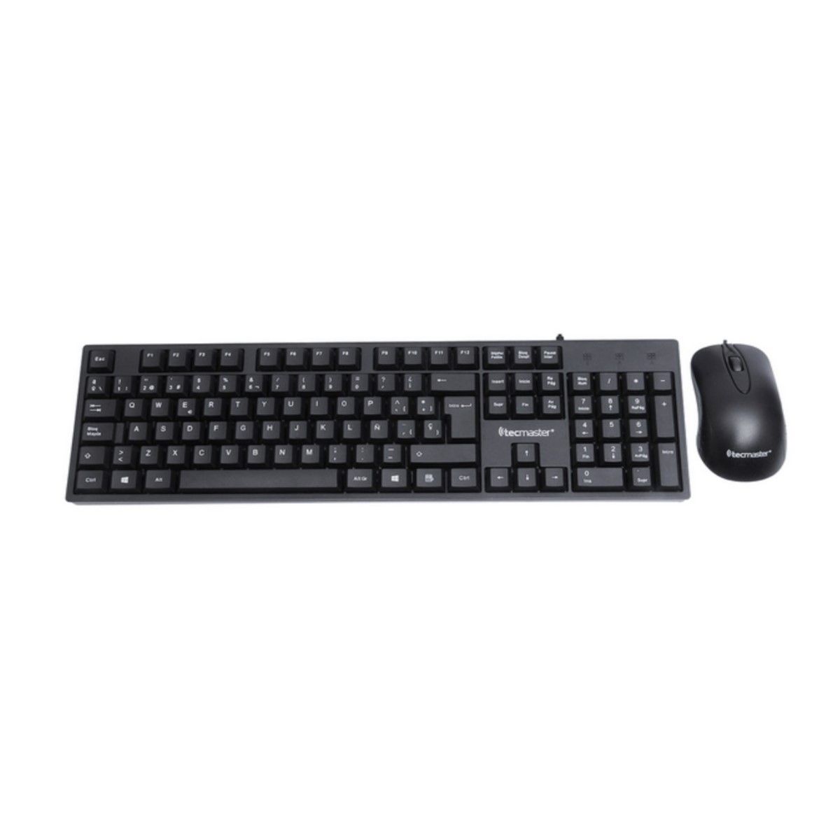 TECMASTER - Kit Combo Teclado y Mouse Usb Tecmaster TM100511