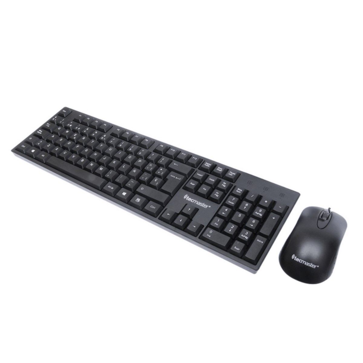 TECMASTER - Kit Combo Teclado y Mouse Usb Tecmaster TM100511