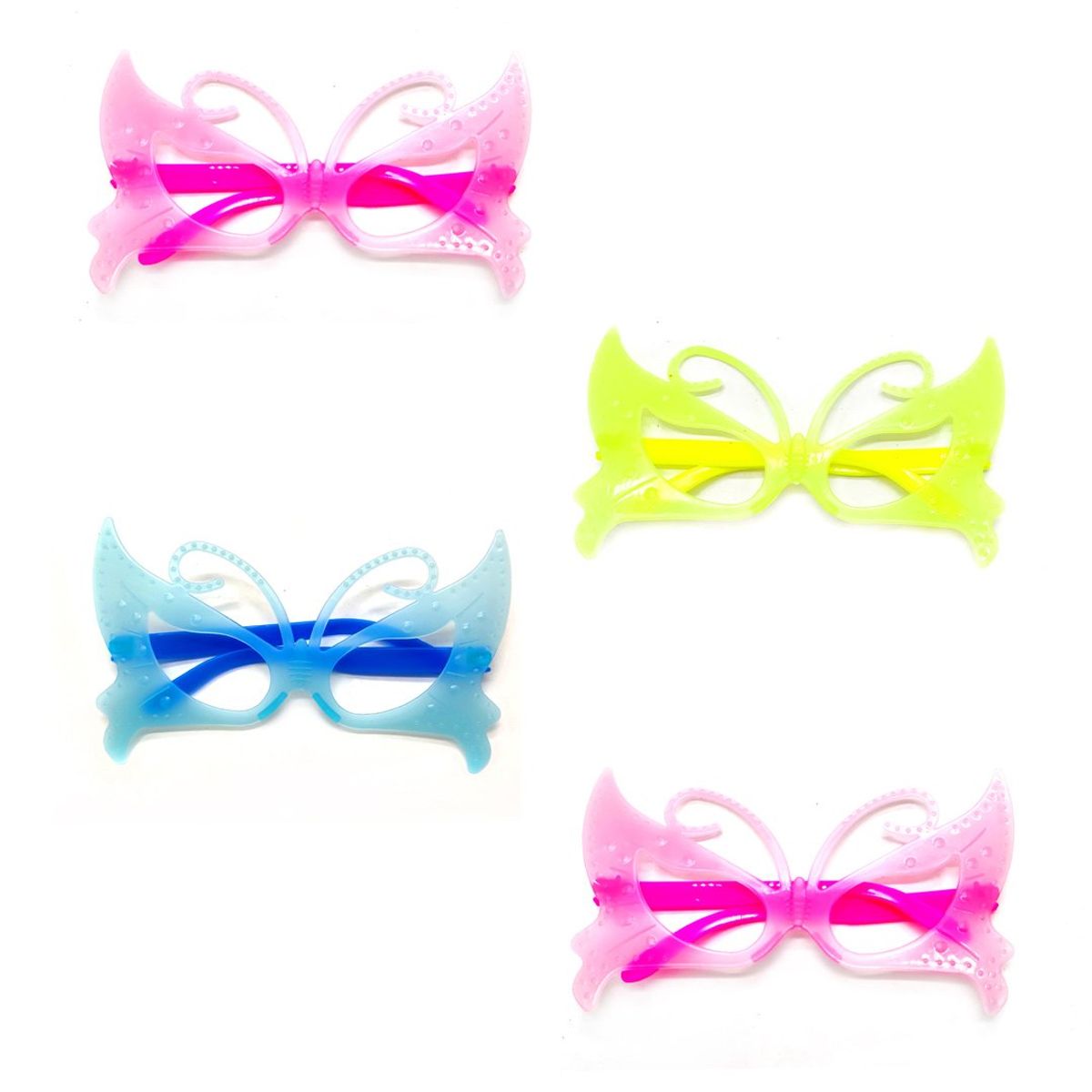 GENERICO - LENTE GLOW MARIPOSA X4UNI