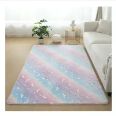 GENERICO - ALFOMBRA RECTANGULAR UNICORNIO DEGRADE