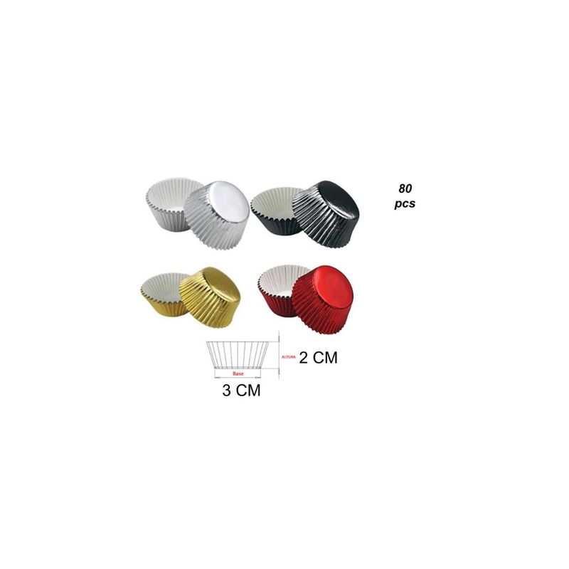 GENERICO - CAPSULAS 80 PCS 3 CM X 2 CM