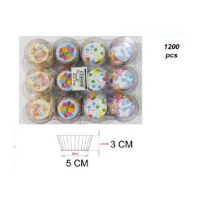 GENERICO - CAPSULAS 1200 PCS 5 CM X 3 CM