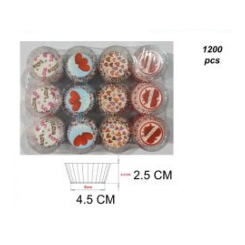 GENERICO - CAPSULAS 1200 PCS 2 CM X 4 CM