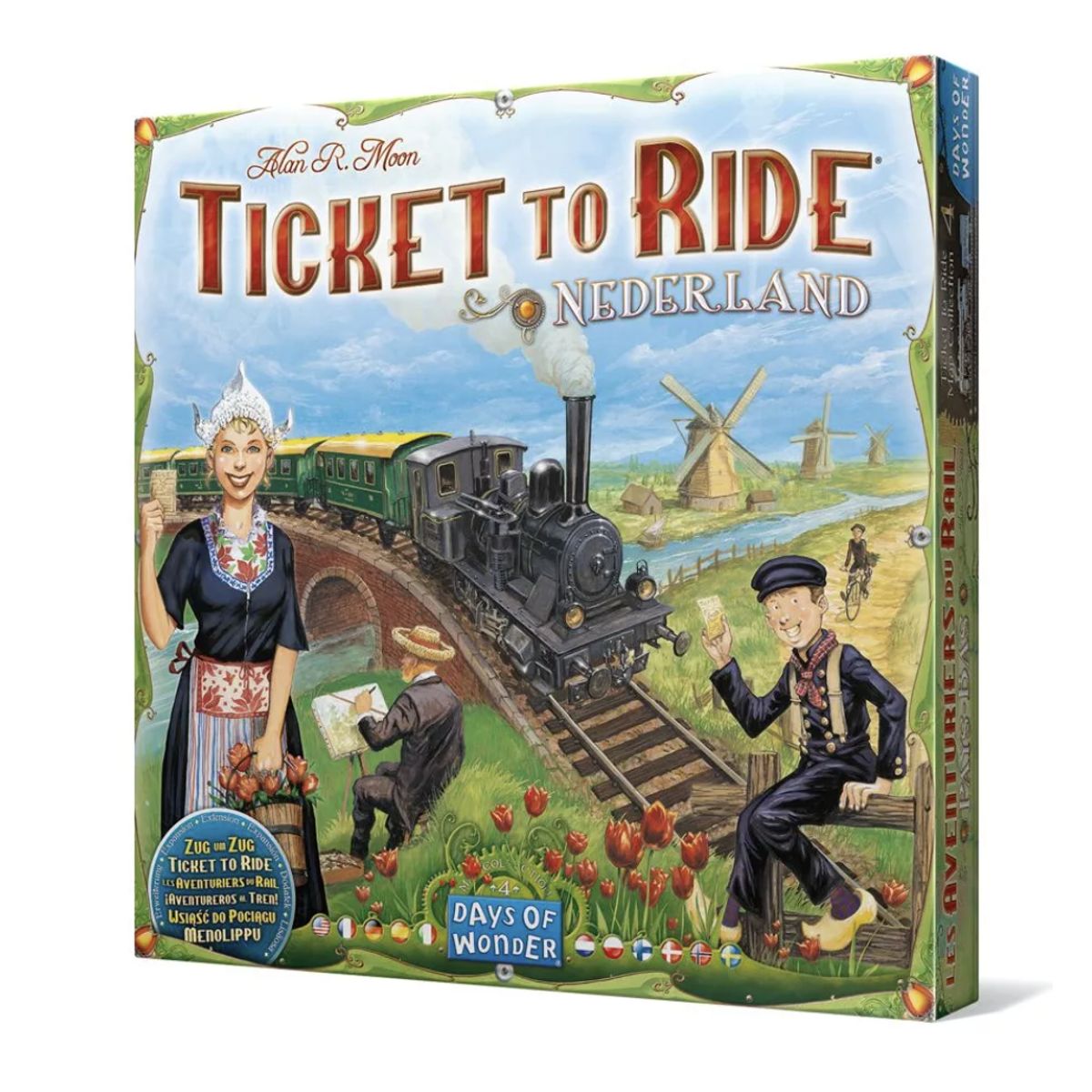 DAYS OF WONDER - Ticket To Ride Nederland - Juego de Mesa