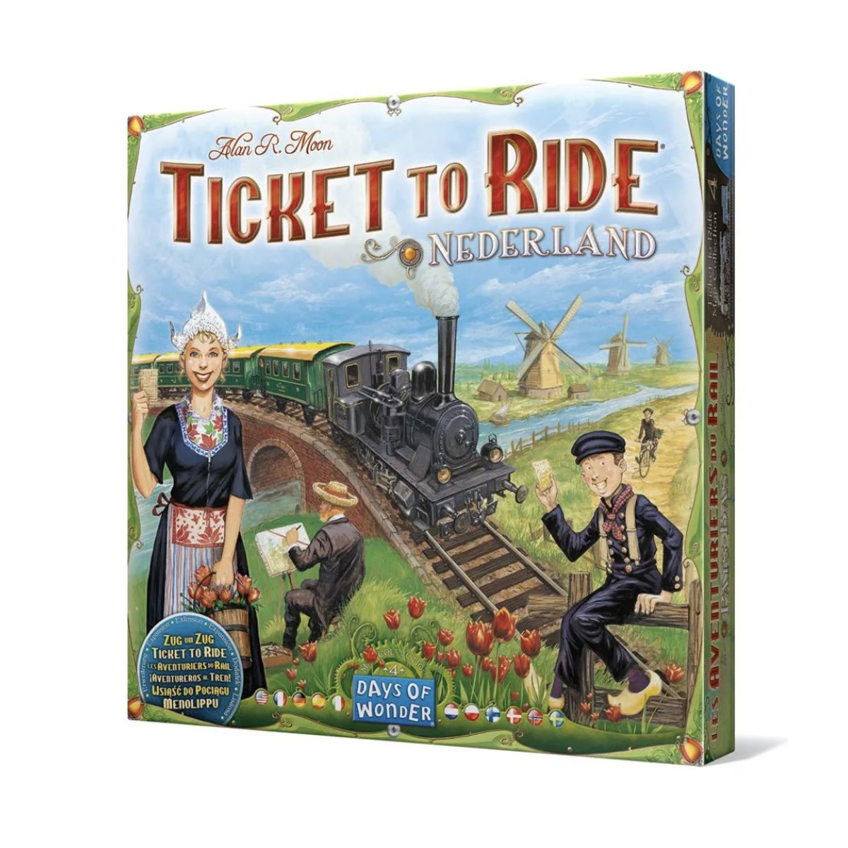 DAYS OF WONDER - Ticket To Ride Nederland - Juego de Mesa