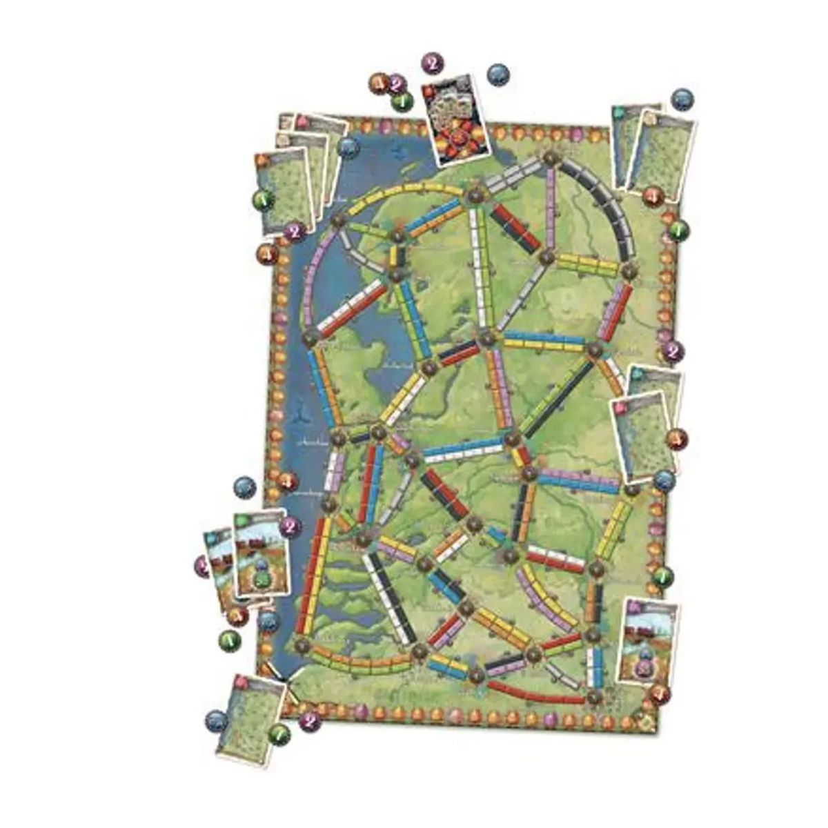 DAYS OF WONDER - Ticket To Ride Nederland - Juego de Mesa