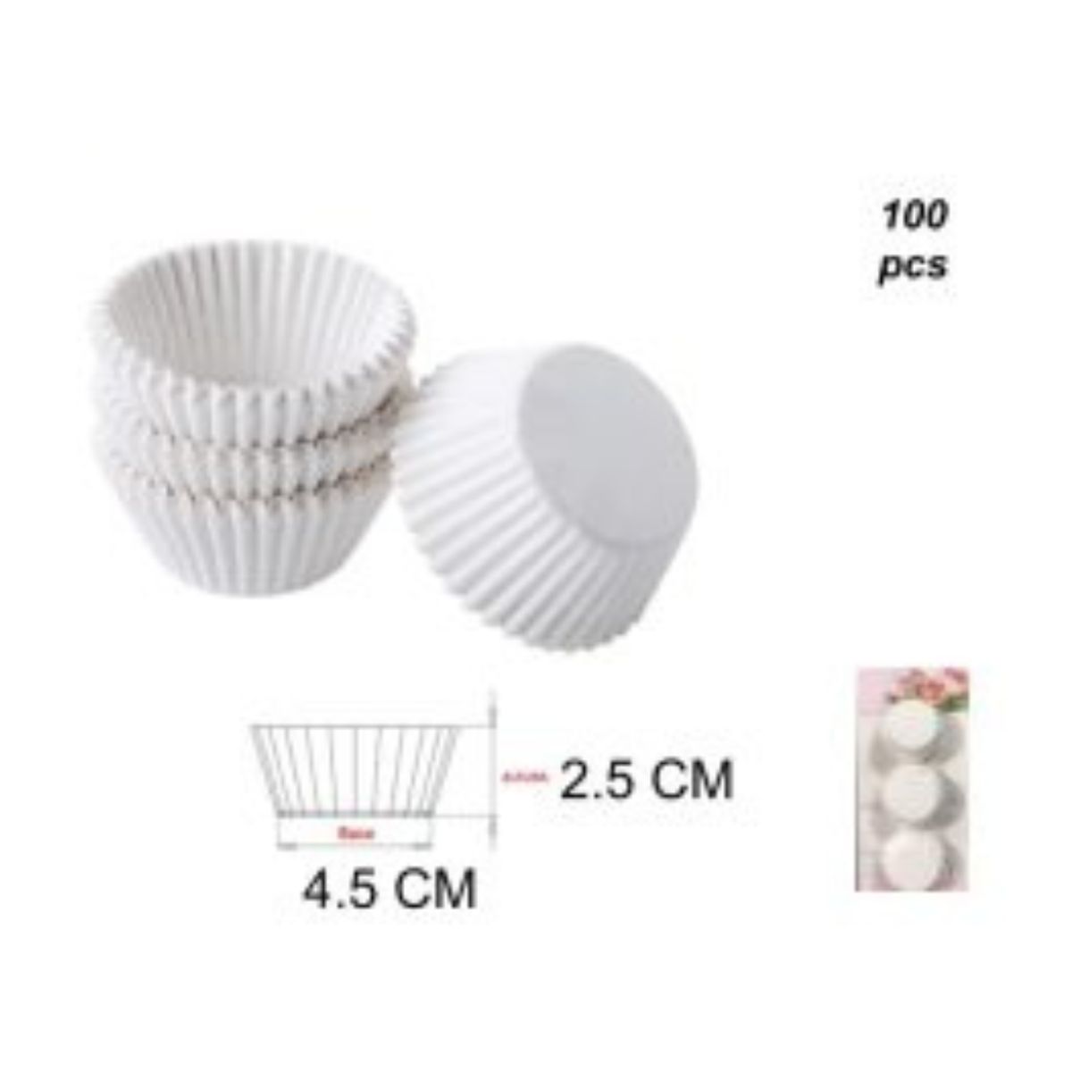 GENERICO - CAPSULAS 100 PCS 2 CM X 4 CM