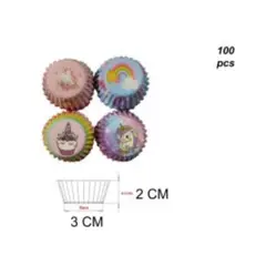 GENERICO - CAPSULAS 100 PCS 2 CM X 3 CM