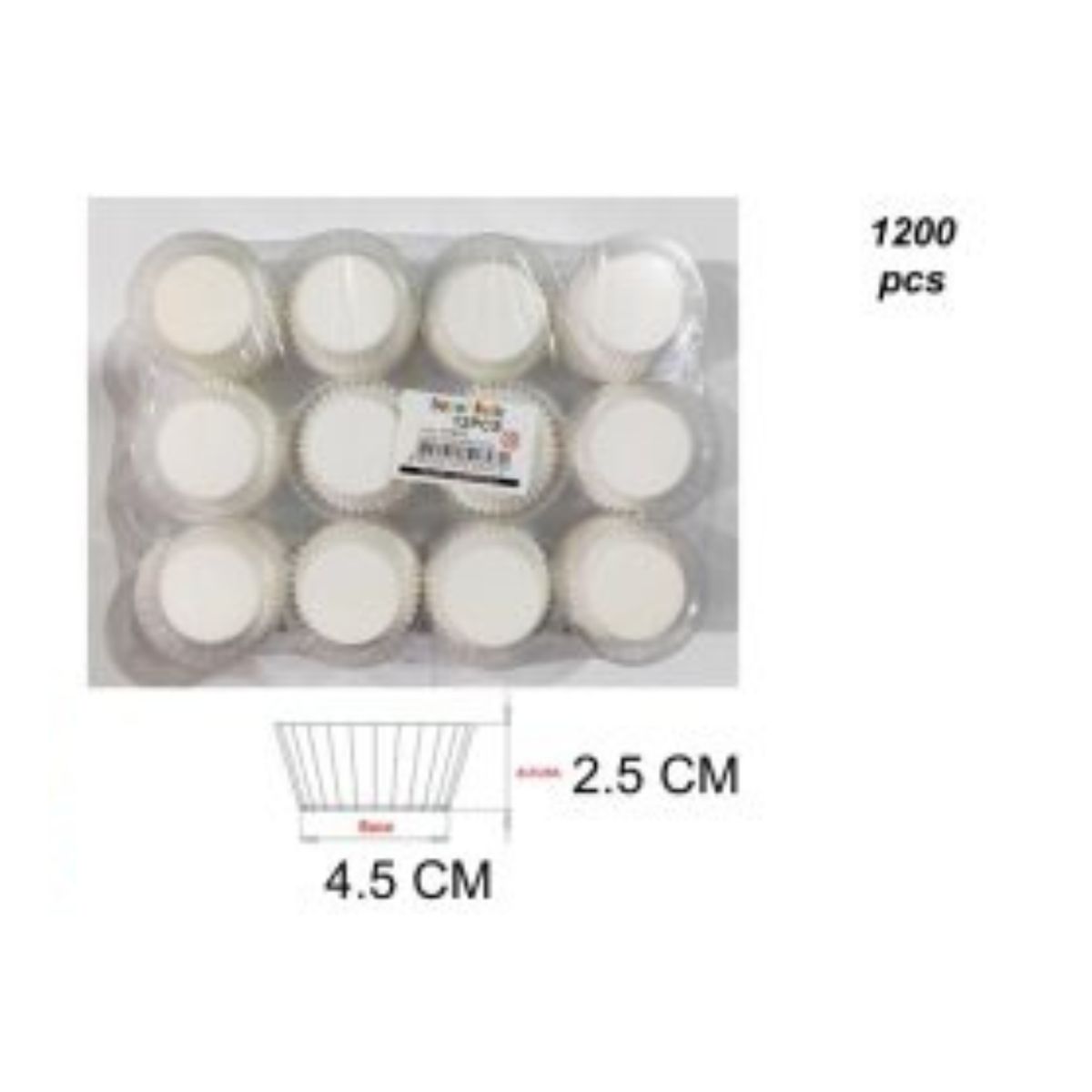 GENERICO - CAPSULAS 1200 PCS 2 CM X 4 CM