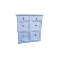 GENERICO - GABINETE MADERA BLANCO SHABBY CHIC