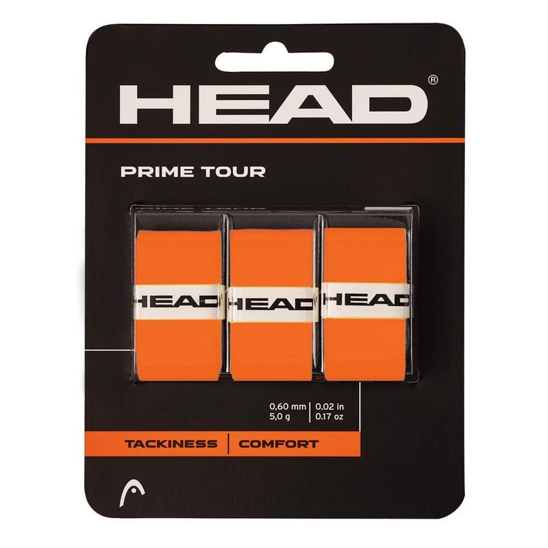 HEAD - Overgrip Head Prime Tour Naranjo X3 Tenis Padel