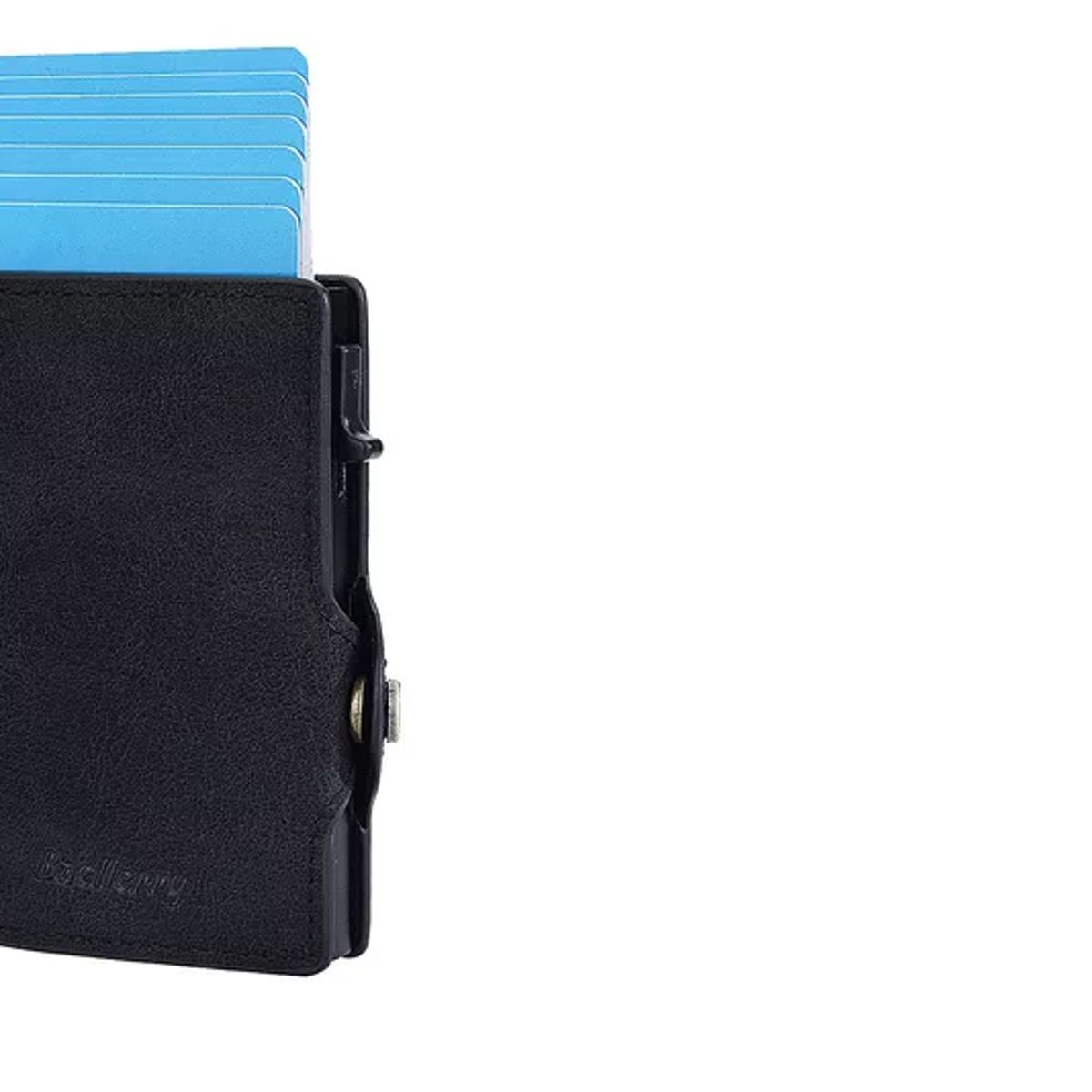 GENERICO - Billetera Compacta Anti Clonación Robo Tarjetero Cuero