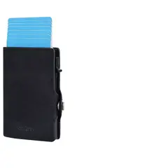 GENERICO - Billetera Compacta Anti Clonación Robo Tarjetero Cuero