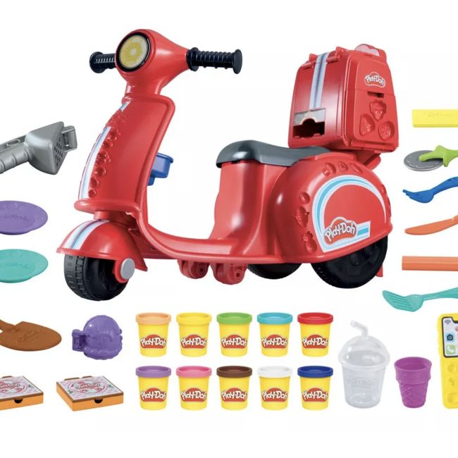 PLAY DOH - Play Doh Moto Scooter Repartidor De Pizzas Regalo Navidad