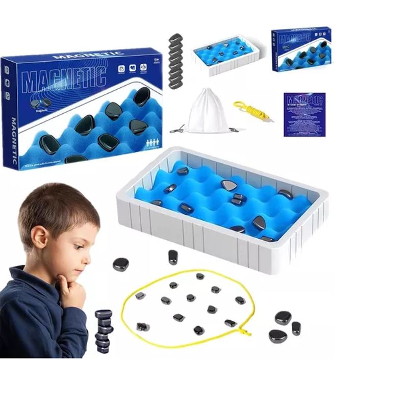 GENERICO - Juego Mesa Damas Magnétic Niños Con Tablero Y Piezas Ajedrez