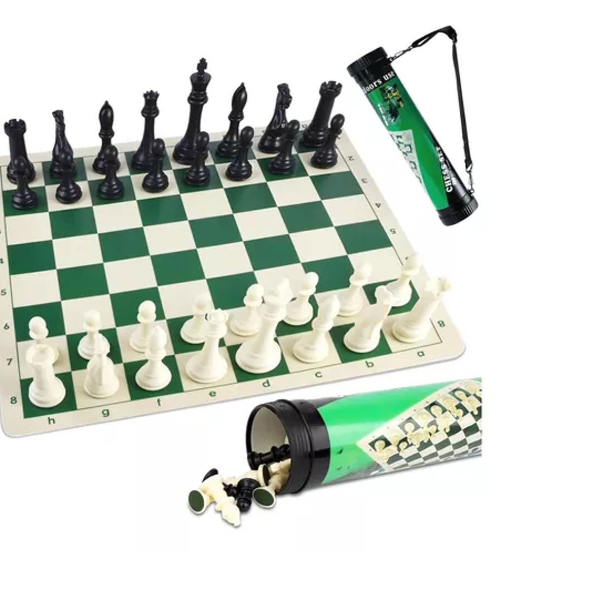 GENERICO - Ajedrez Escolar Profesional Tablero Oficiale Piezas Más Peso