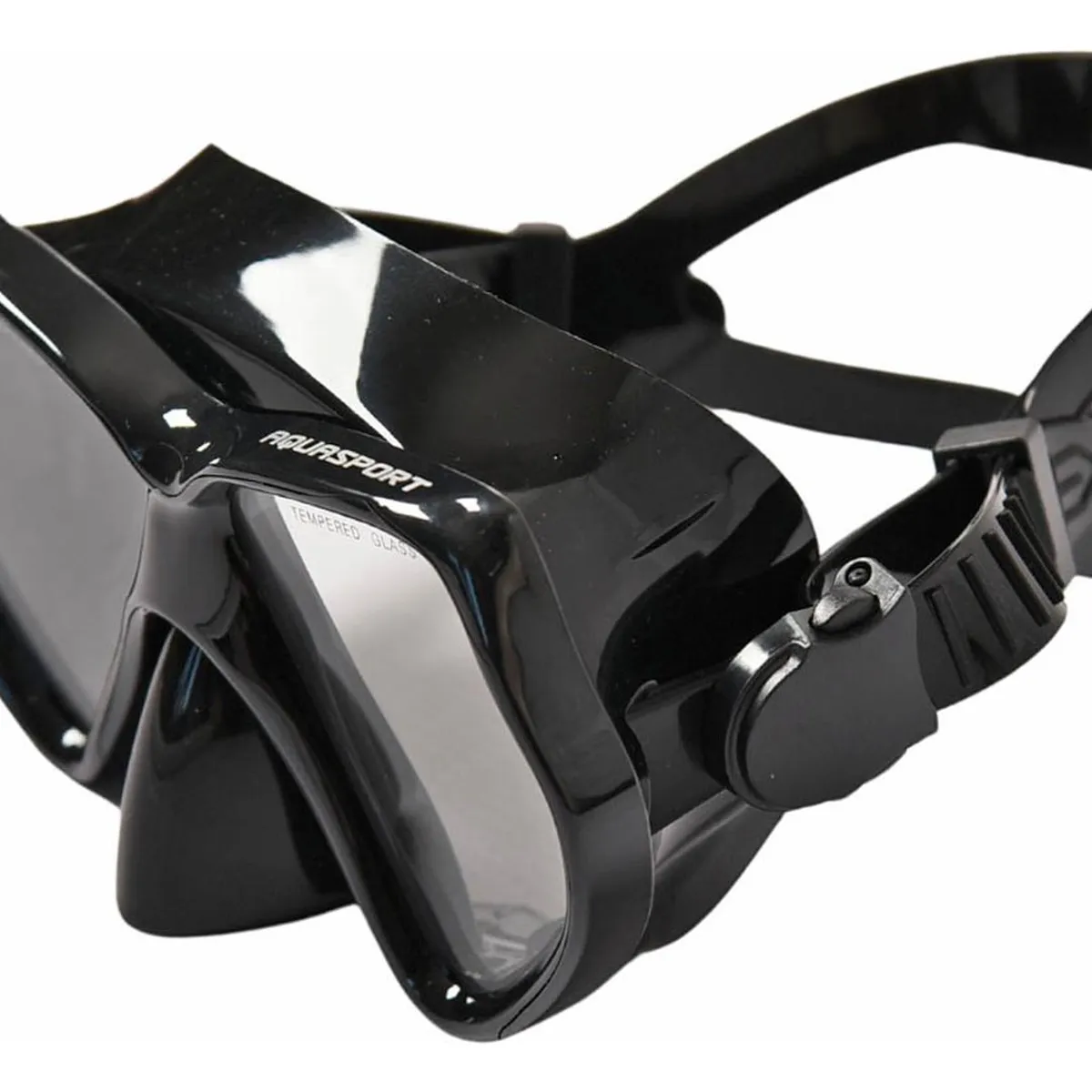 AQUASPORT - Máscara Buceo Profesional Aquasport Titan Cristal Templado