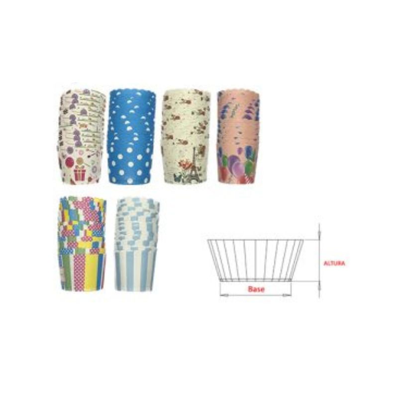 GENERICO - CAPSULAS DE PAPEL 24 PCS