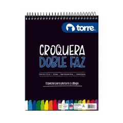 TORRE - Croquera Doble Faz Tamaño Carta