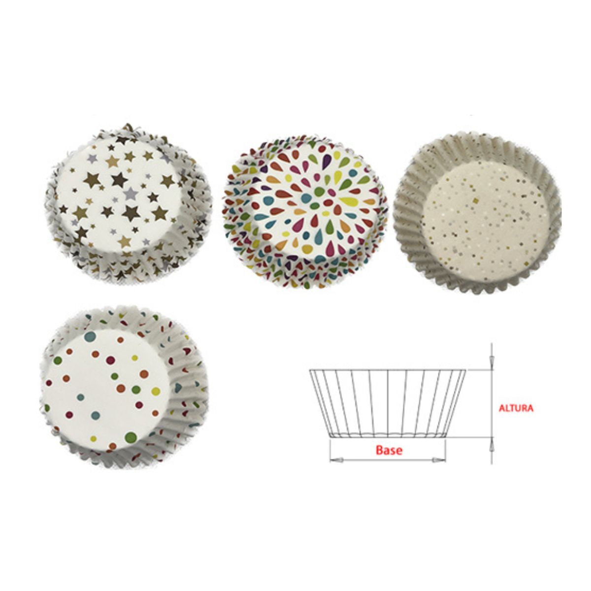 GENERICO - CAPSULAS DE PAPEL 100 PCS