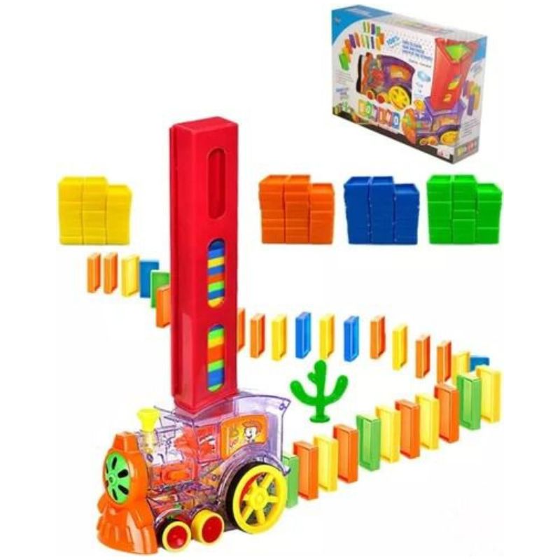 GENERICO - Tren Mágico Domino de 60 Piezas