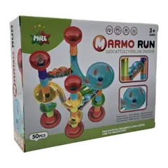 GENERICO - Circuito De Bolitas Completo Armable 50 Pieza Puzzle Tobogan