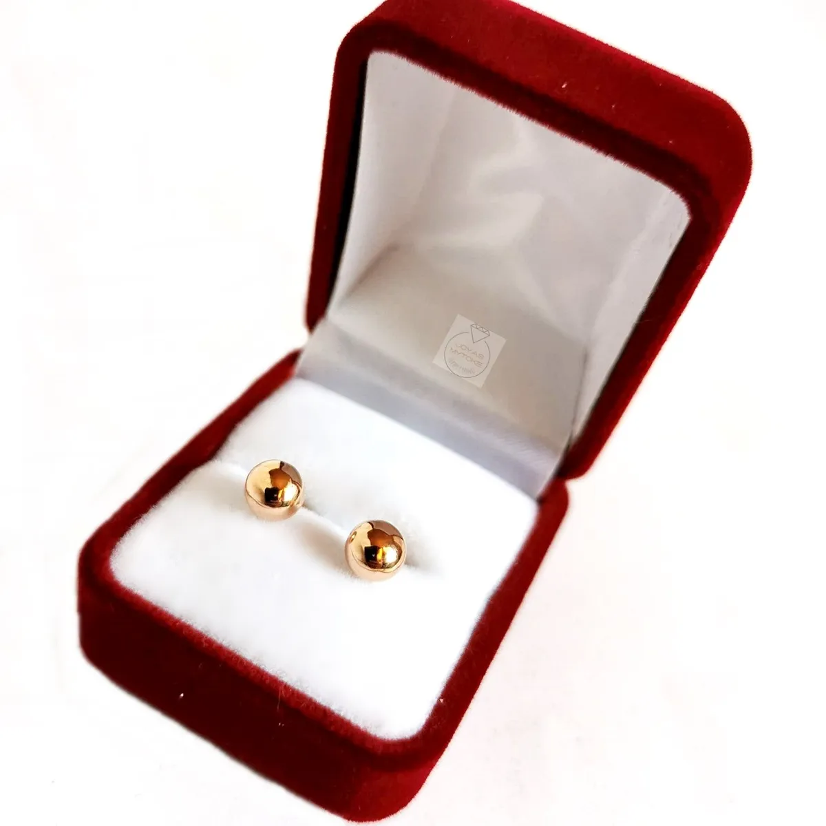 JOYAS MYTOKE - Aros Pelotita Bolita Oro 18 Kilates Garantizado Niña Mujer